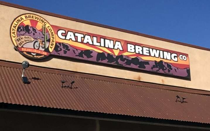 Catalina Brewing Storefront Signage