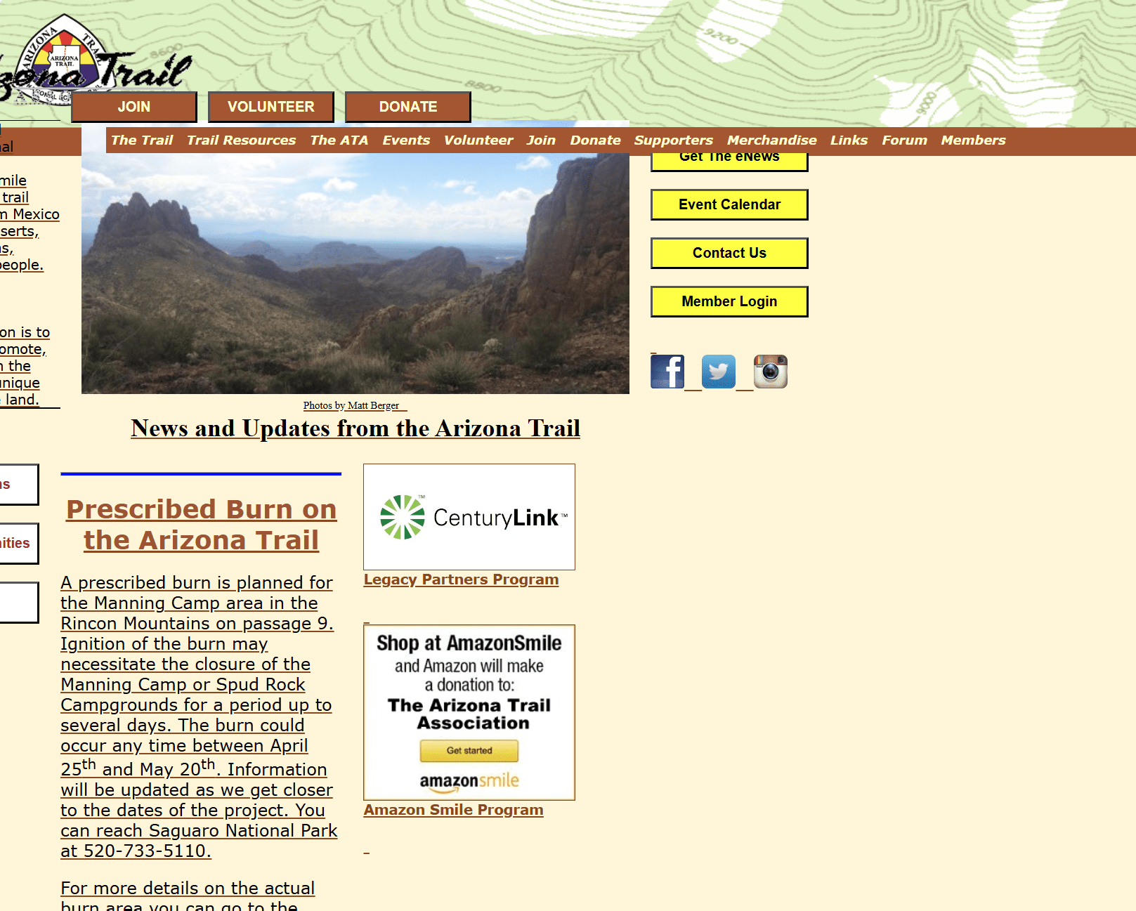 Old AZTrail Website