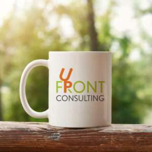 UpFront Consulting Mug Mockup