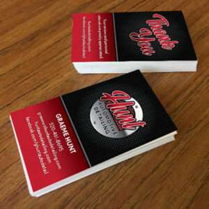 Hunt Auto Detailing Business Cards